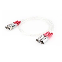 pair high perfomance occ silver plated xlr audio cable hifi balance audio cable xlr male to xlr female extension cable cord