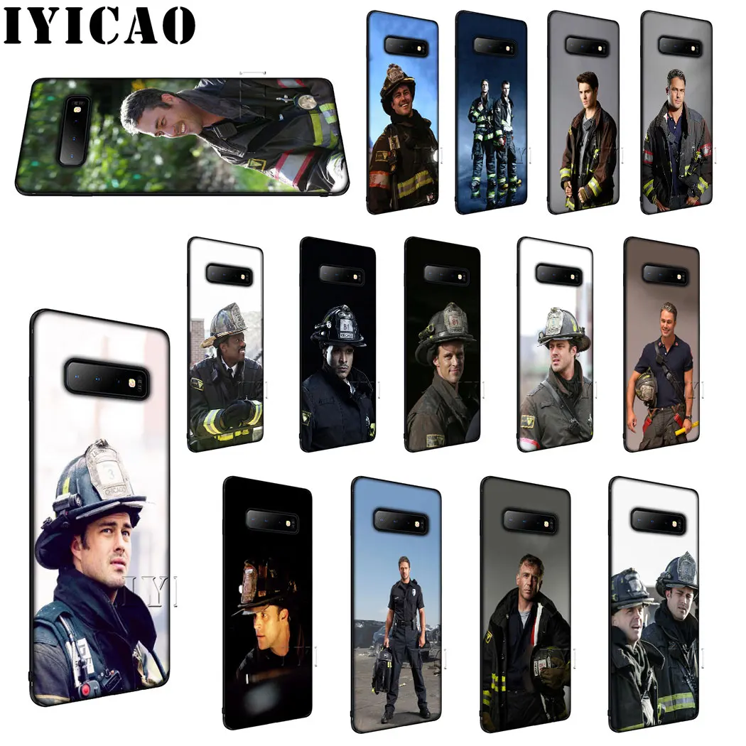 IYICAO Chicago Fire Tv Series Мягкий силиконовый чехол для samsung A3 A5 A6 Plus A7 A8 A9 J6