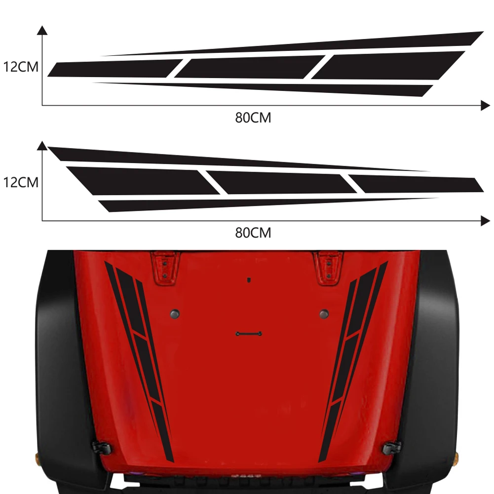 80*12 см полосы для автогонок Стайлинг автомобиля черный красный желтый синий