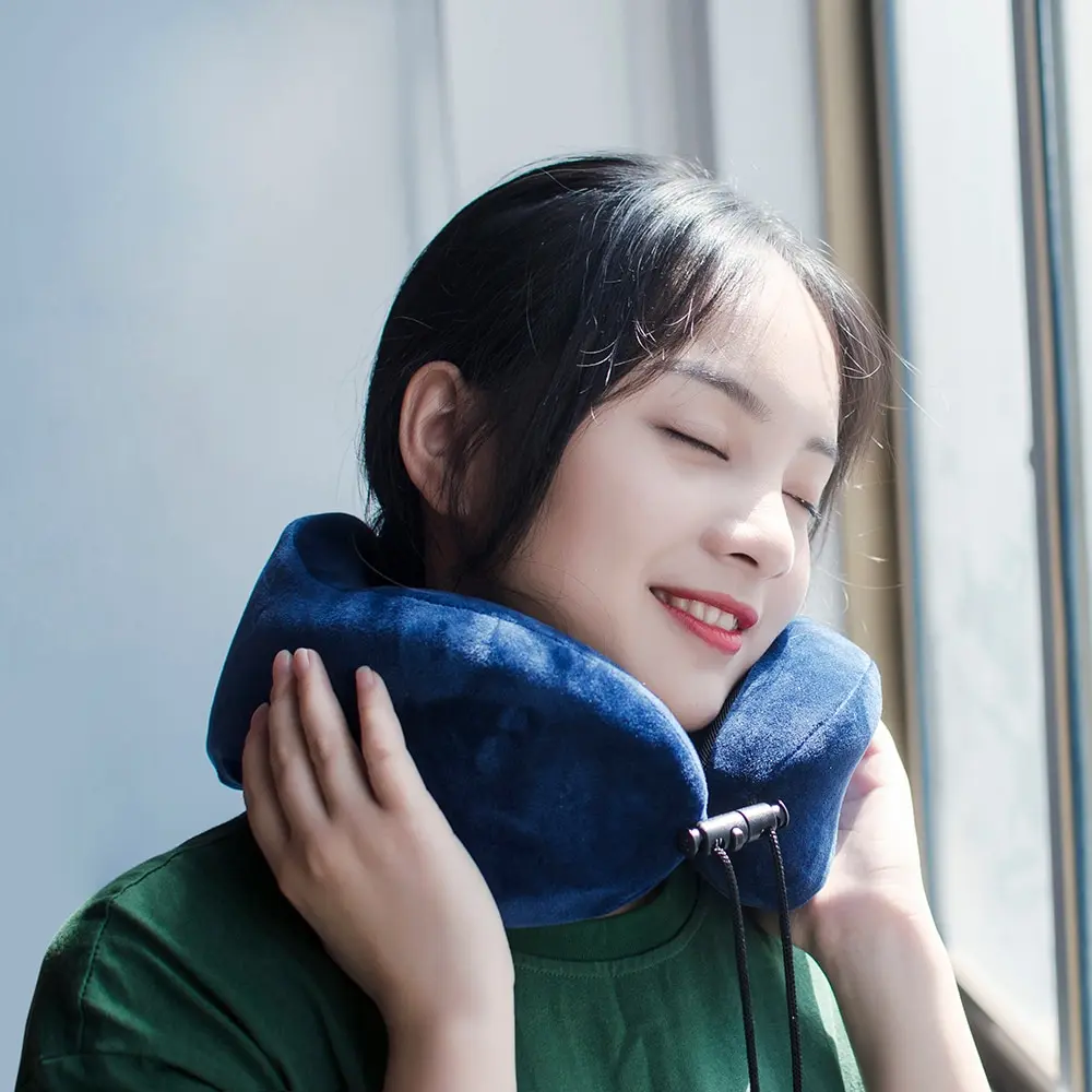 U образные подушки для шеи с эффектом памяти мягкая дорожная подушка медленным