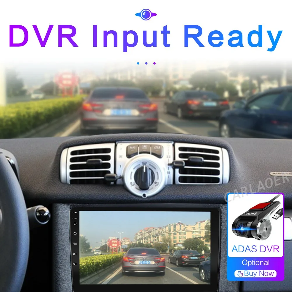 Автомагнитола для Mercedes Benz Smart fortwo 2011-2015 2016-2019 Android 10 мультимедийный радиоплеер