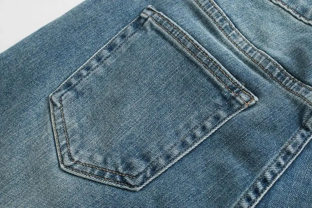 

Withered England Style High Street Vintage Washed Mom Jeans Woman High Waist Jeans Loose Harem Denim Boyfriend Jeans For Women