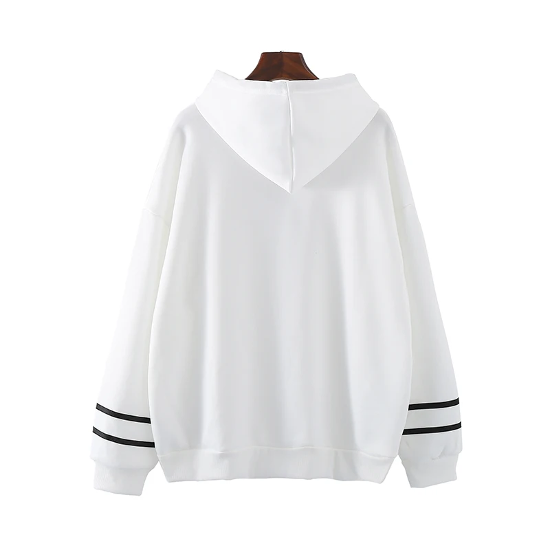 

How-you-doin Fashion Women Hoodies Casual Fashion Long Hoodies Loose Top Street Wear Women Tops Sweatshirt