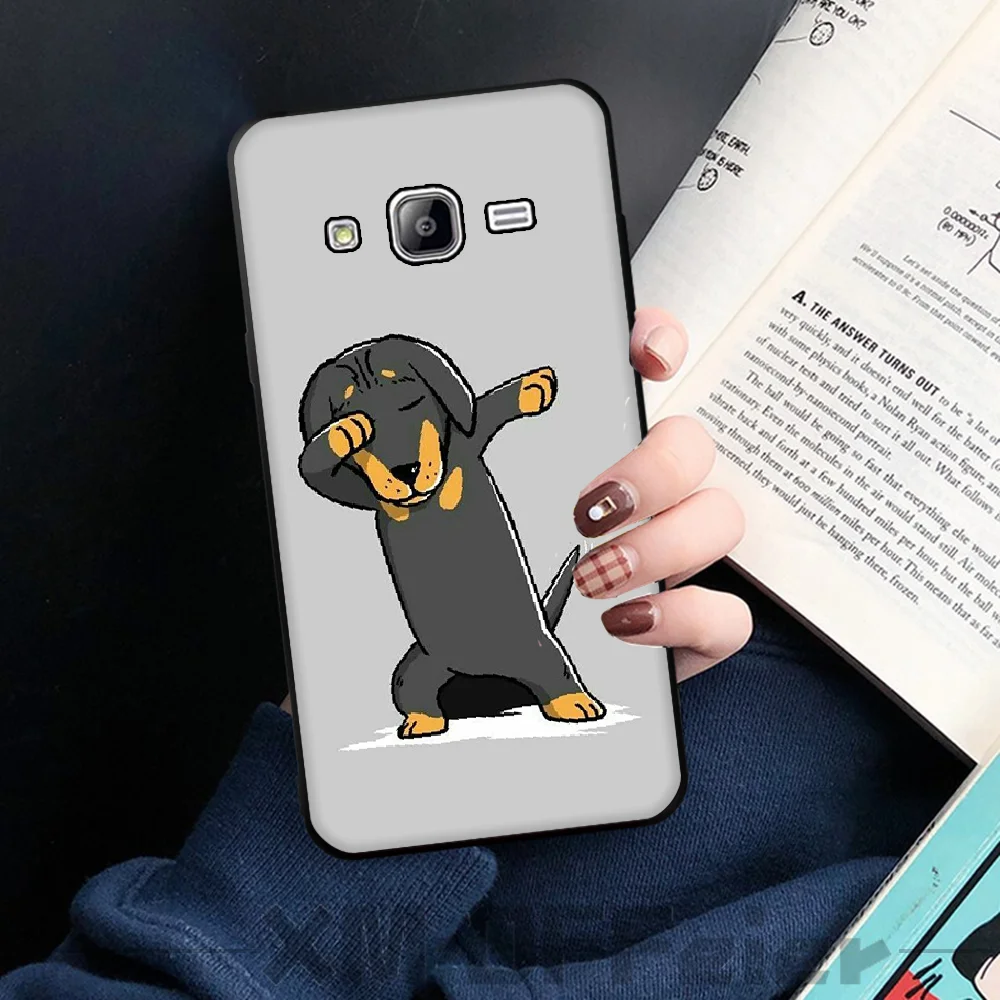 Чехол для телефона Dachshund Doxie Flower Dog Puppy Samsung J6 Prime 7 Plus Peime J7 Neo J8 J6Plus Duo 2018 2019 | Мобильные