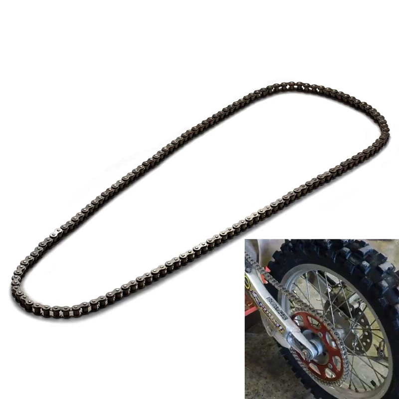 420 Motorcycle Chain - Standard Roller 132 Link + Breaker for 110Cc 125Cc Dirt Pit Bike Atv Quad Go Kart Scooter | Автомобили и