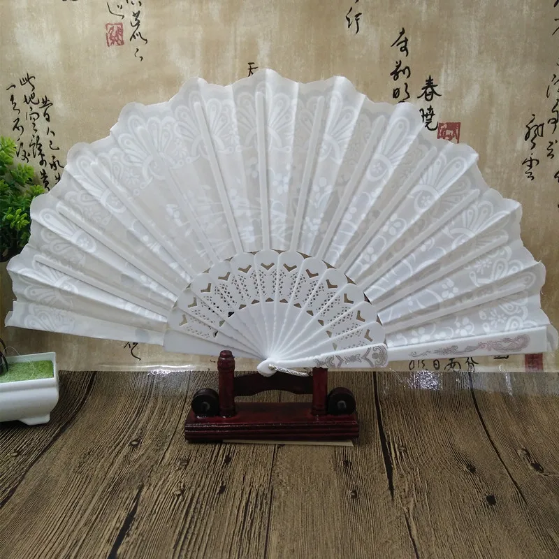 Испанский Блестящий складной веер для танцев с цветами украшения дома | Дом и сад