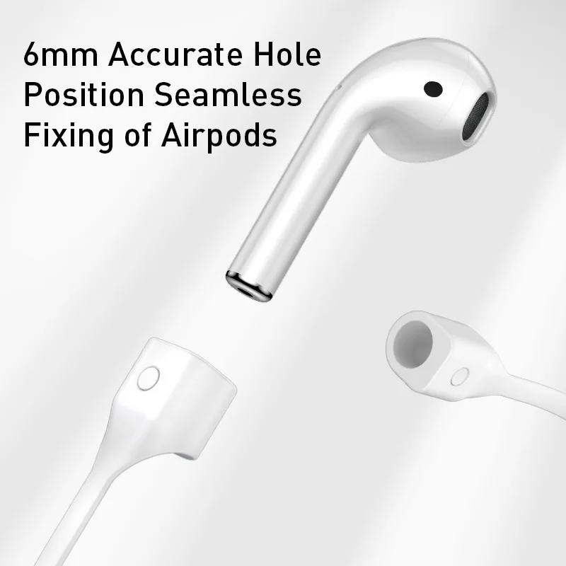 Baseus ремешок для наушников для Airpods анти-потеря ремень Магнитная веревка для AirPods 2 Bluetooth TWS наушники силиконовый шнур-кабель