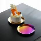 Поднос для ювелирных изделий из нержавеющей стали, поднос для круглых колец, поднос для хранения тарелок, поднос для украшения дома