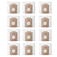 12pcs for ecovacs deebot ozmo t8 robot vacuum cleaner high capacity leakproof dust bag replacement accessories parts kit