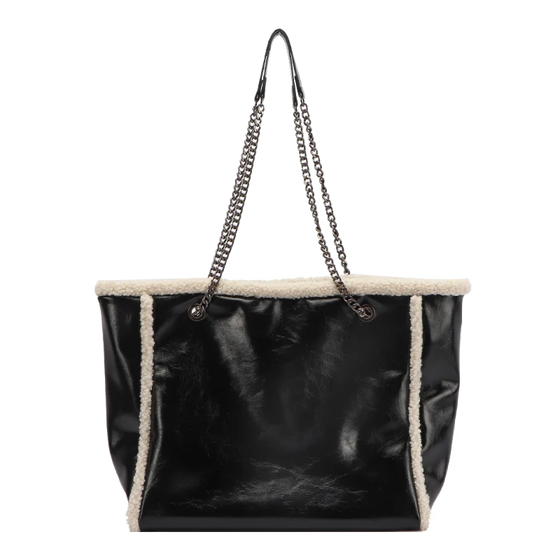 

[BXX] High Capacity PU Leather Crossbody Bags For Women 2021 Winter Shoulder Handbags and Purses Lady Travel Hand Bag HP841