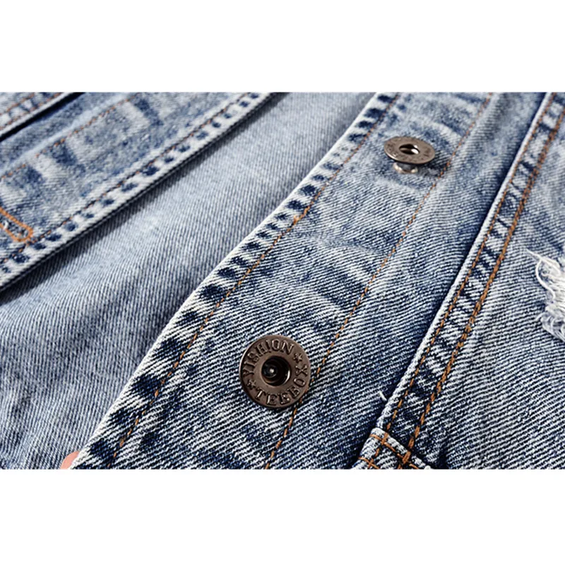 2021 летние винтажные тертые сине размера плюс тонкий джинсовый жилет для женщин с