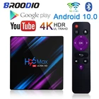 Приставка Смарт-ТВ H96 Max, Android 10, 4 + 3264 ГБ, 4K Hd