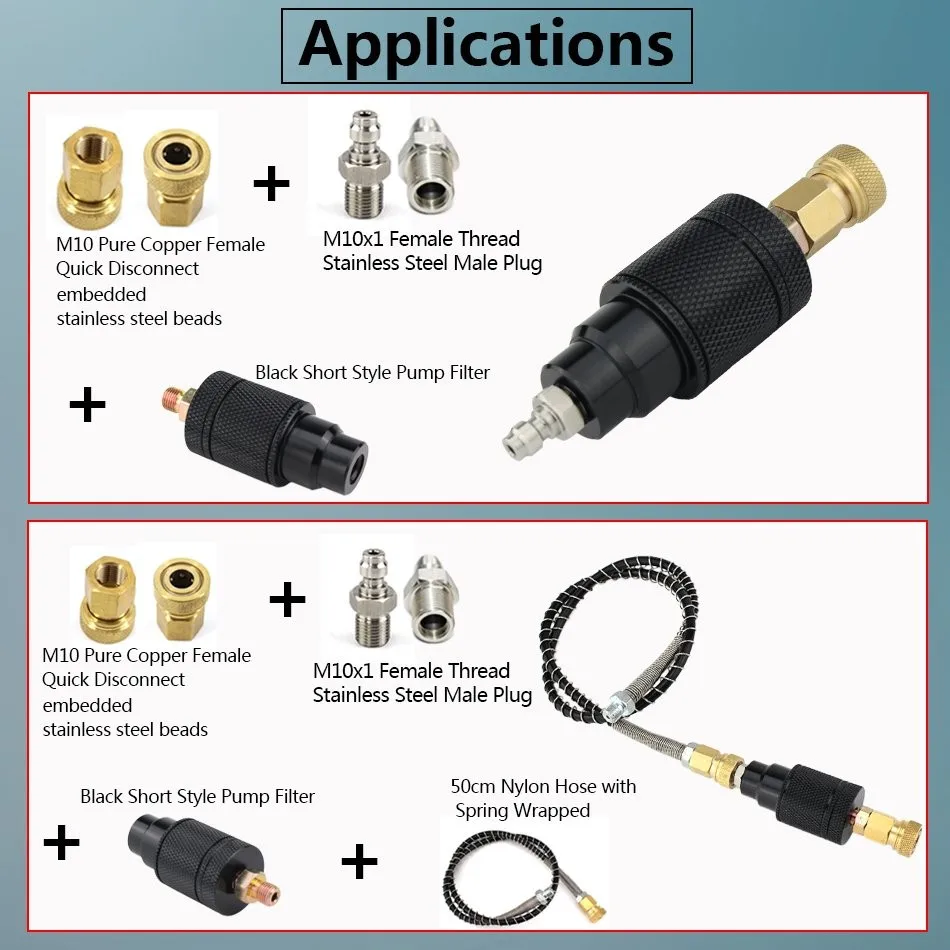 PCP Пейнтбол Airforce ручной насос сепаратор водяного масла m10x1с быстроразъемные