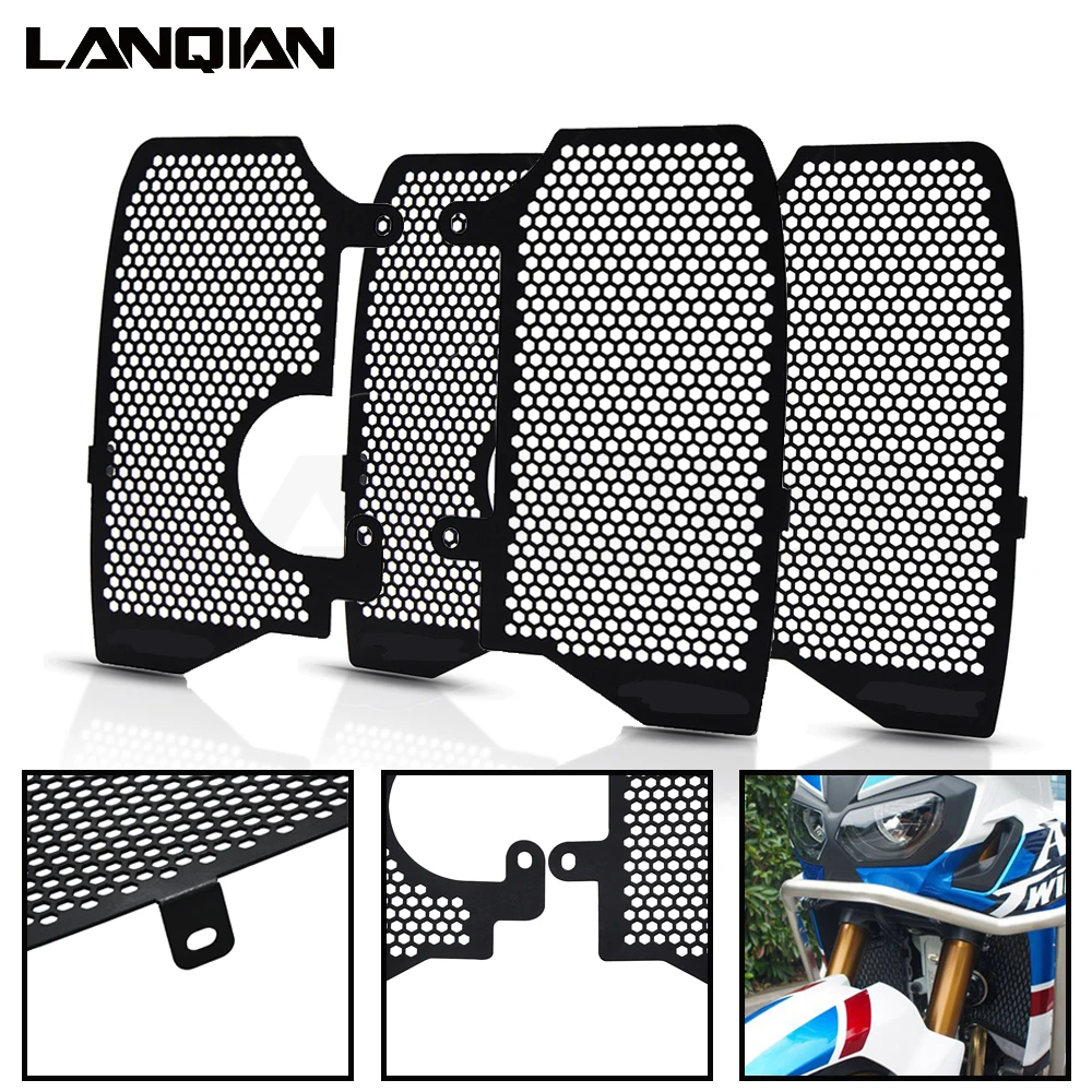 Мотоциклетная алюминиевая решетка радиатора защитная крышка для Honda CRF1000L Africa Twin /