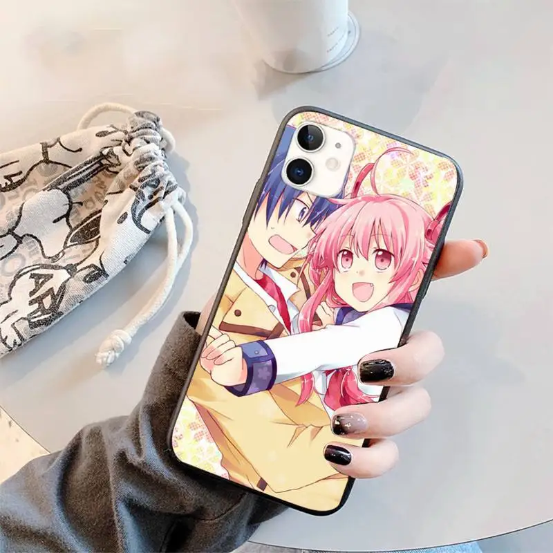 

the angel beats Phone Case for iPhone 12 11 mini pro XS MAX 8 7 6 6S Plus X 5S SE 2020 XR