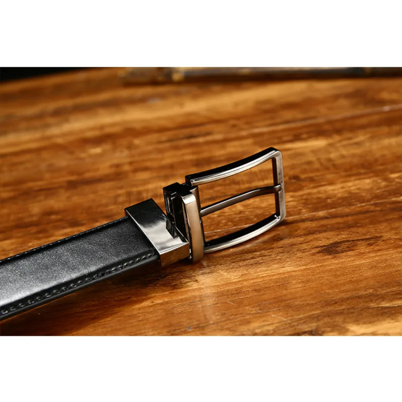 Peikong New Fashion Men's Genuine Leather Belts Designer Belt For Man Pin Buckle With Strap Business Dress Male | Аксессуары для