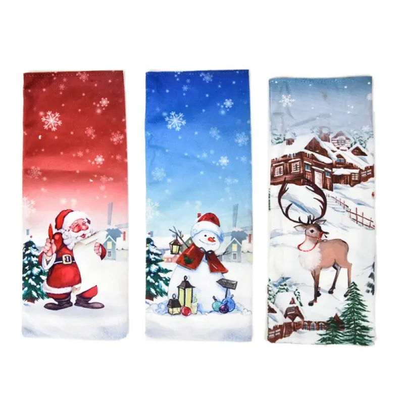 Рождественские украшения Санта-Клаус крышка для бутылки вина домашняя посуда