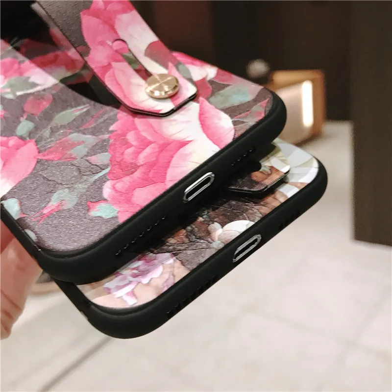 Women Girl 3D Relief Case for iPhone 6 plus 6s 7 8 Shockproof Bumper with Holder XS MAX XR X |