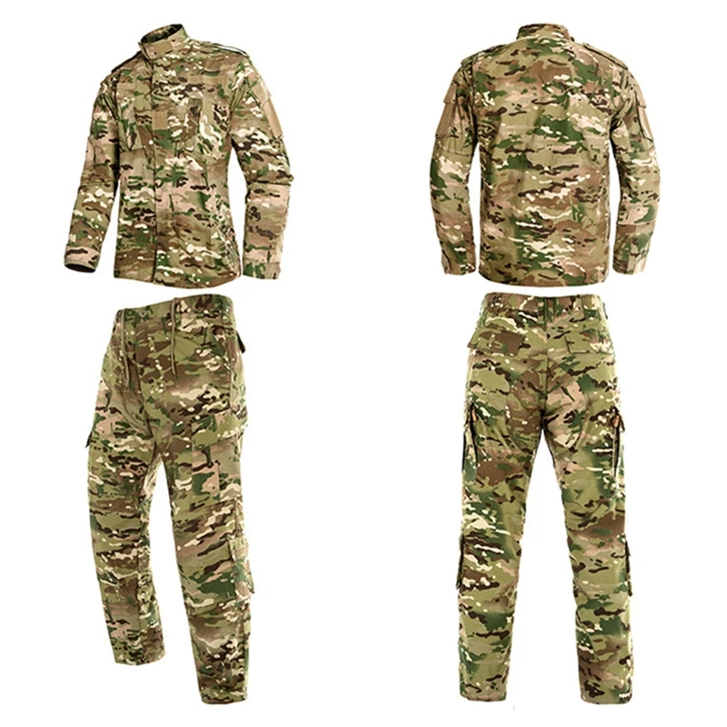 Camouflage set3 9 видов цветов, Мужская армейская Военная униформа, тактическая спецназа, Боевая камуфляжная одежда для солдат США, комплект штанов для мужчин, униформа - Цвет: Camouflage set3