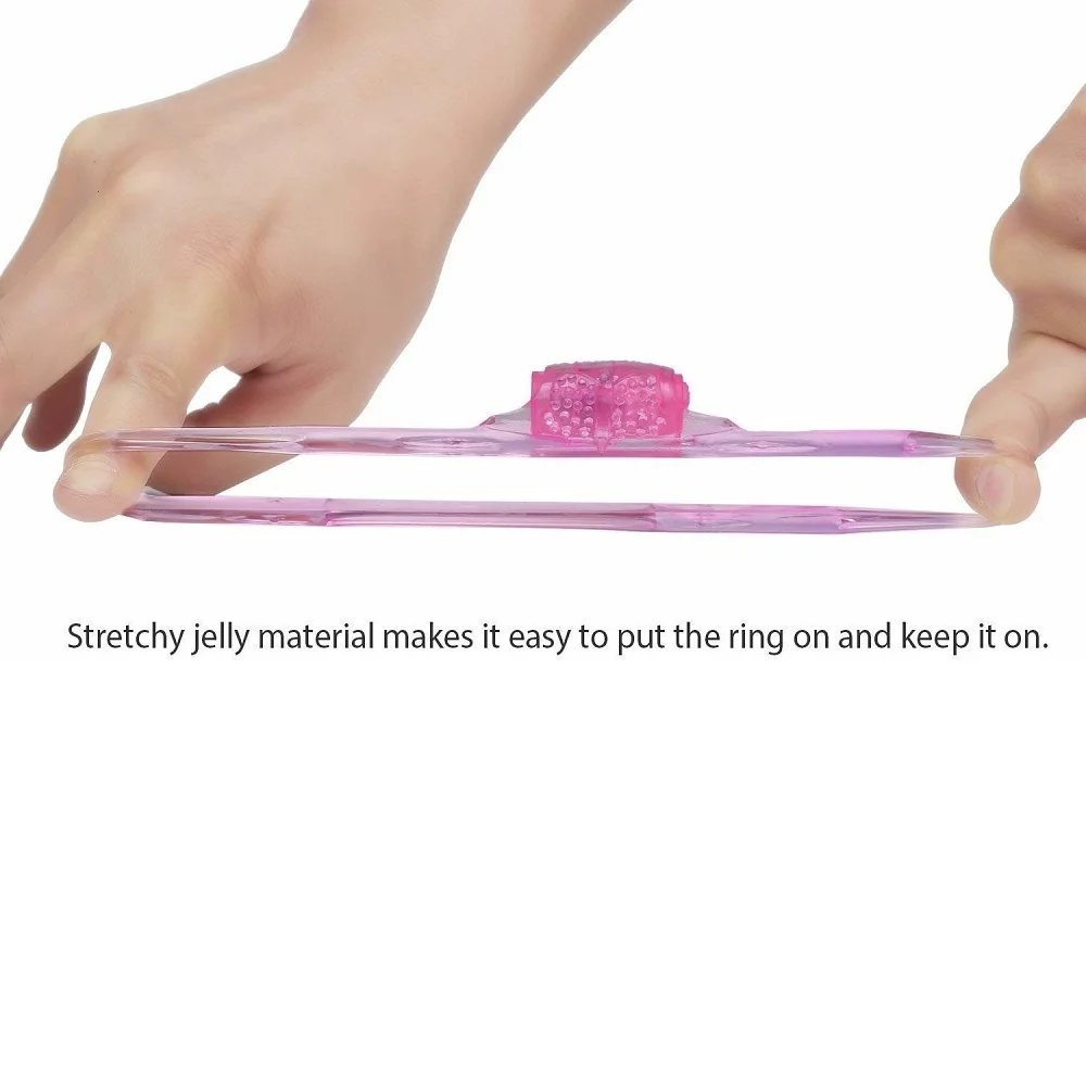 Elastic Delay Ring Vibrating Cock Stretchy Intense Clit Stimulation Premature Ejaculation Lock Couple Sexy Toy Vibrator | Красота и