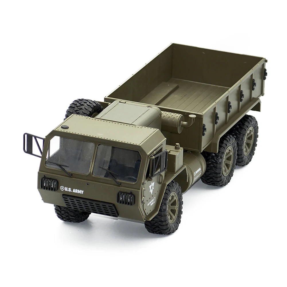 1/16 2 4G 6WD RC автомобиль военный грузовик M799 внедорожник с передатчиком игрушка |