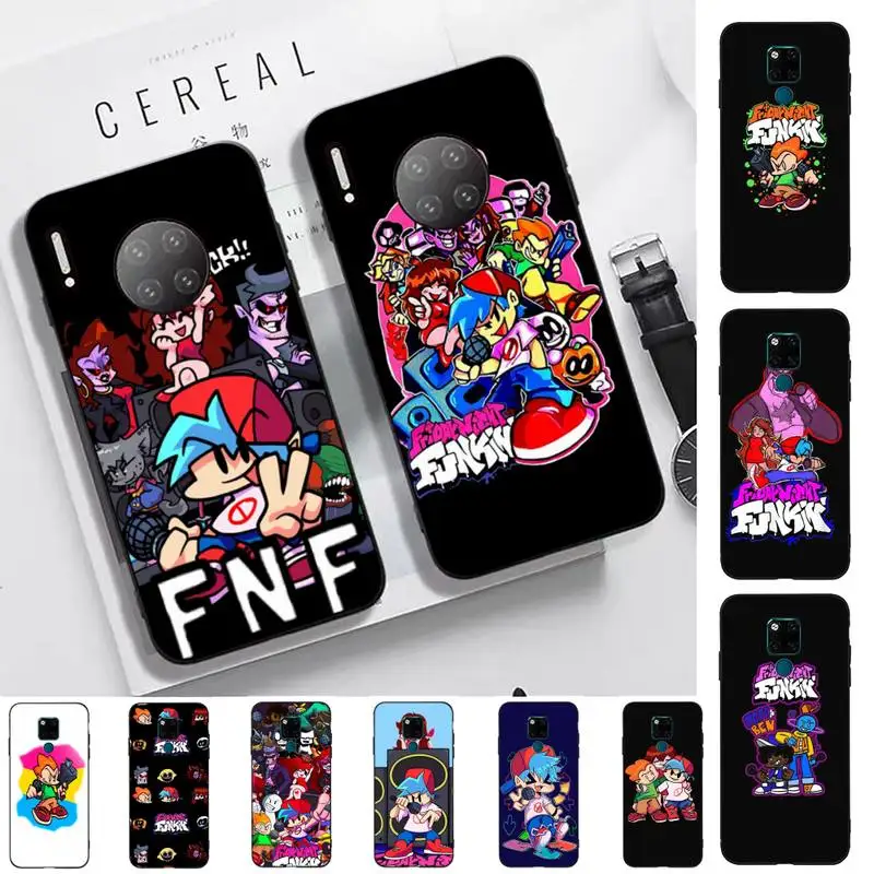 

TOPLBPCS Hot Game Friday Night Funkin Phone Case for Huawei Mate 20 10 9 40 30 lite pro X Nova 2 3i 7se
