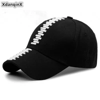 xdanqinx mens cotton baseball cap novelty bullet embroidered brands couple hat adjustable size womens sports caps snapback cap