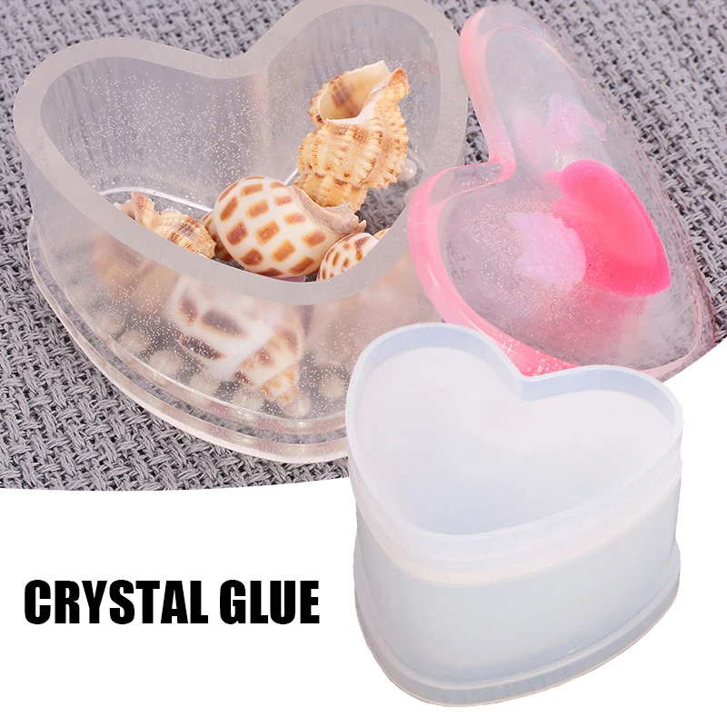 

Новый дизайн, очень гибкая силиконовая коробка для хранения с крышкой, форма, коробка для украшений, формы для «сделай сам», контейнер для юв...