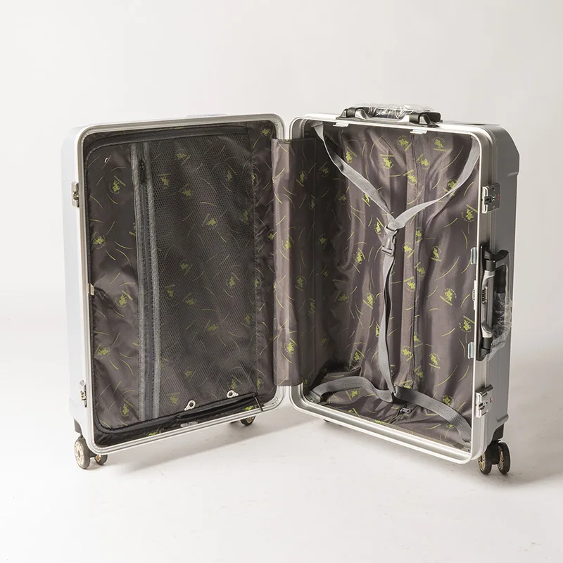 

The new aluminum frame trolley case high quality cabin suitcase luggage suitcase on business trip stewardess suitcase unisex