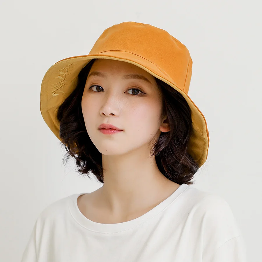 Шляпа USPOP женская из хлопка с широкими полями дышащая на весну 2022 | Аксессуары для