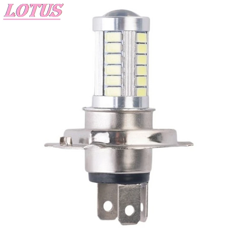 

H4 33SMD LED Motorcycle Headlight Bulb 800LM 6500K Car Daytime Running Light