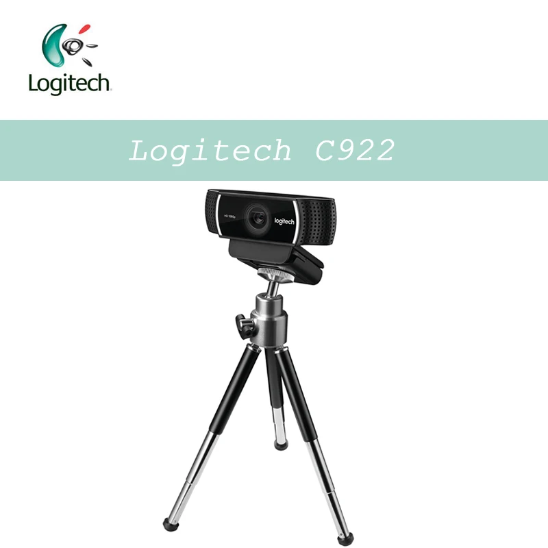 Logitech C922 Full HD 1080P Веб-камера 720P at 60FP Встроенный микрофон Запись видео вызова