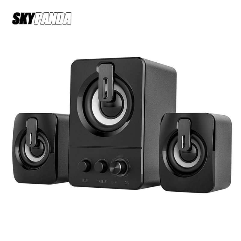USB-колонки 2 1 каналов 5 Вт + 3 * комплект сабвуфера усиленные басы стереоколонки для
