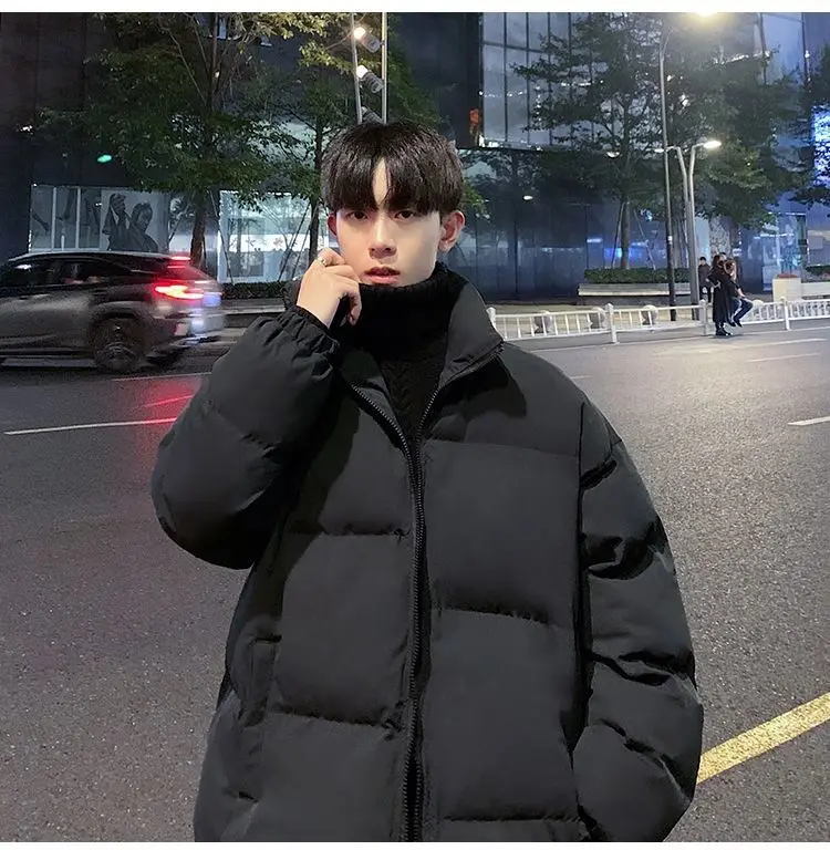 

Winter Padded Jacket Men's 2021 New Fashion Brand Warm Padded Jacket Men's Winter Jacket Men's Bread Jacket Versatile