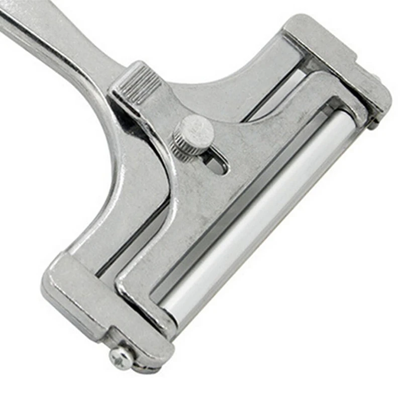 

Adjustable cheese slicer cutter aluminum cheese slicer sliced anti-stick cheese butter planer for kitchen cutting tools