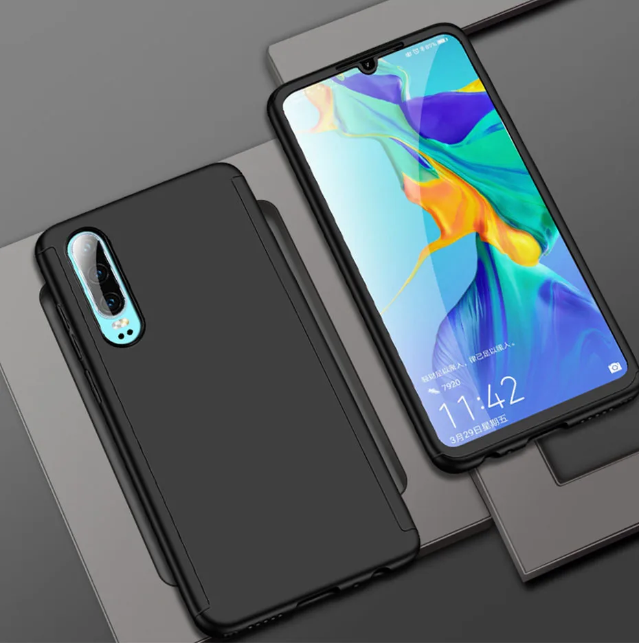 360 Защитный чехол для huawei P30 Lite P20 P10 Pro mate 10 20 30 Lite Pro P Smart Honor 8X20 Pro 7A V10 NOVA 3