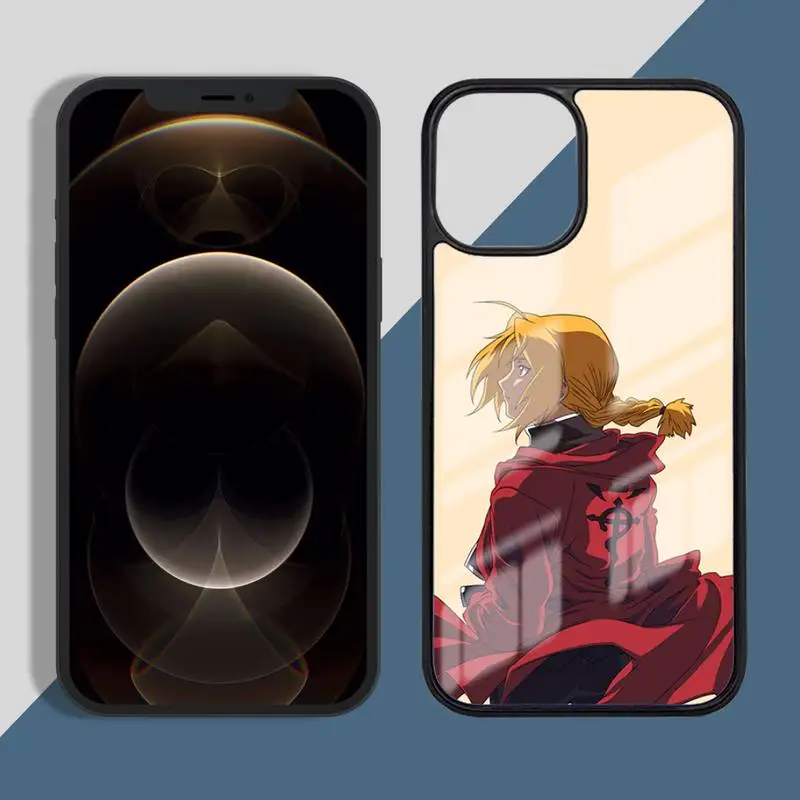 

Anime Fullmetal Alchemist Phone Cases PC for iPhone 11 12 pro XS MAX 8 7 6 6S Plus X 5S SE 2020 XR