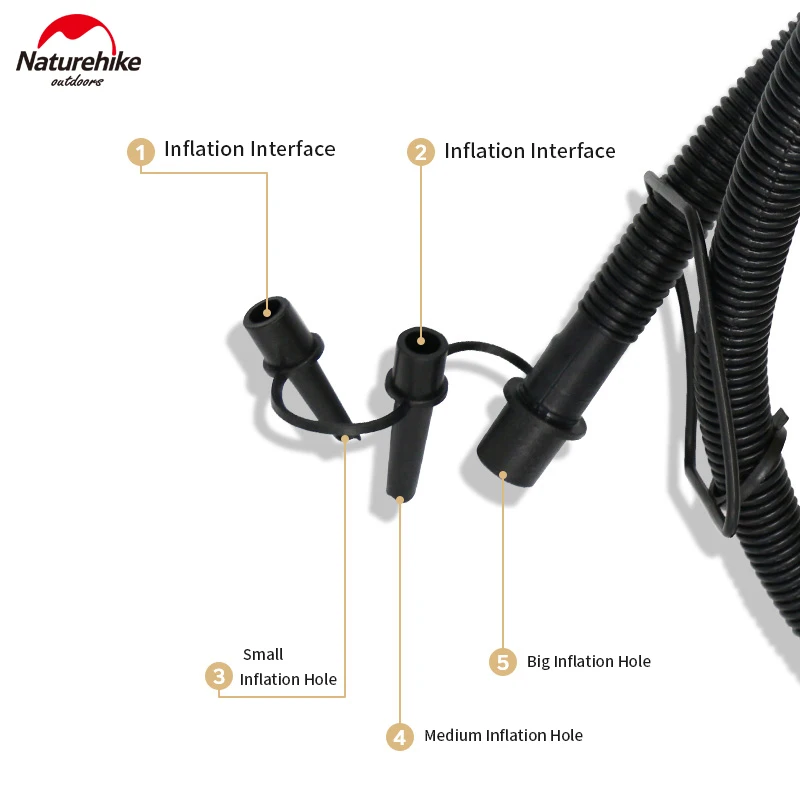 Naturehike открытый ножной насос воздушный коврик для кровати кемпинга кольцо