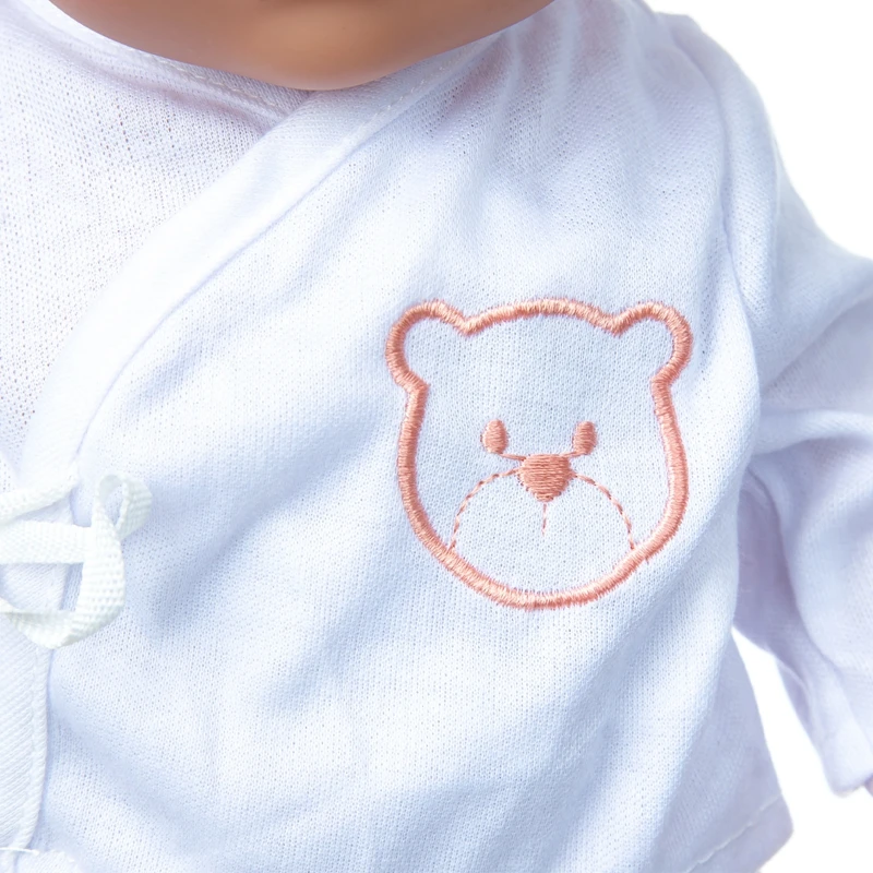 

2021 Born New Baby Fit 17 Inch 43cm Doll Clothes Doll 4-piece Set of Hat Jacket Pants Clothes Accessories For Baby Birthday Gift