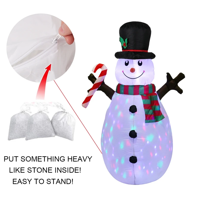 

Christmas Inflatable Tree Snowman Santa Outdoor Christmas Ornaments Merry Christmas Decoration for Home Xmas Gifts New Year 2021