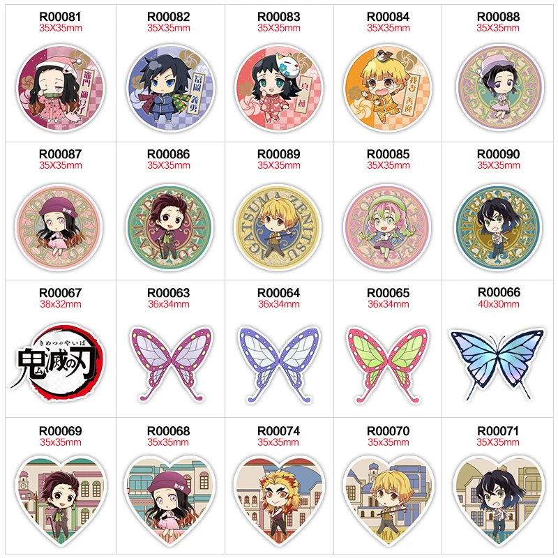 Хлопья из плоское украшение смолы японских мультфильмов для рукоделия 30 шт.