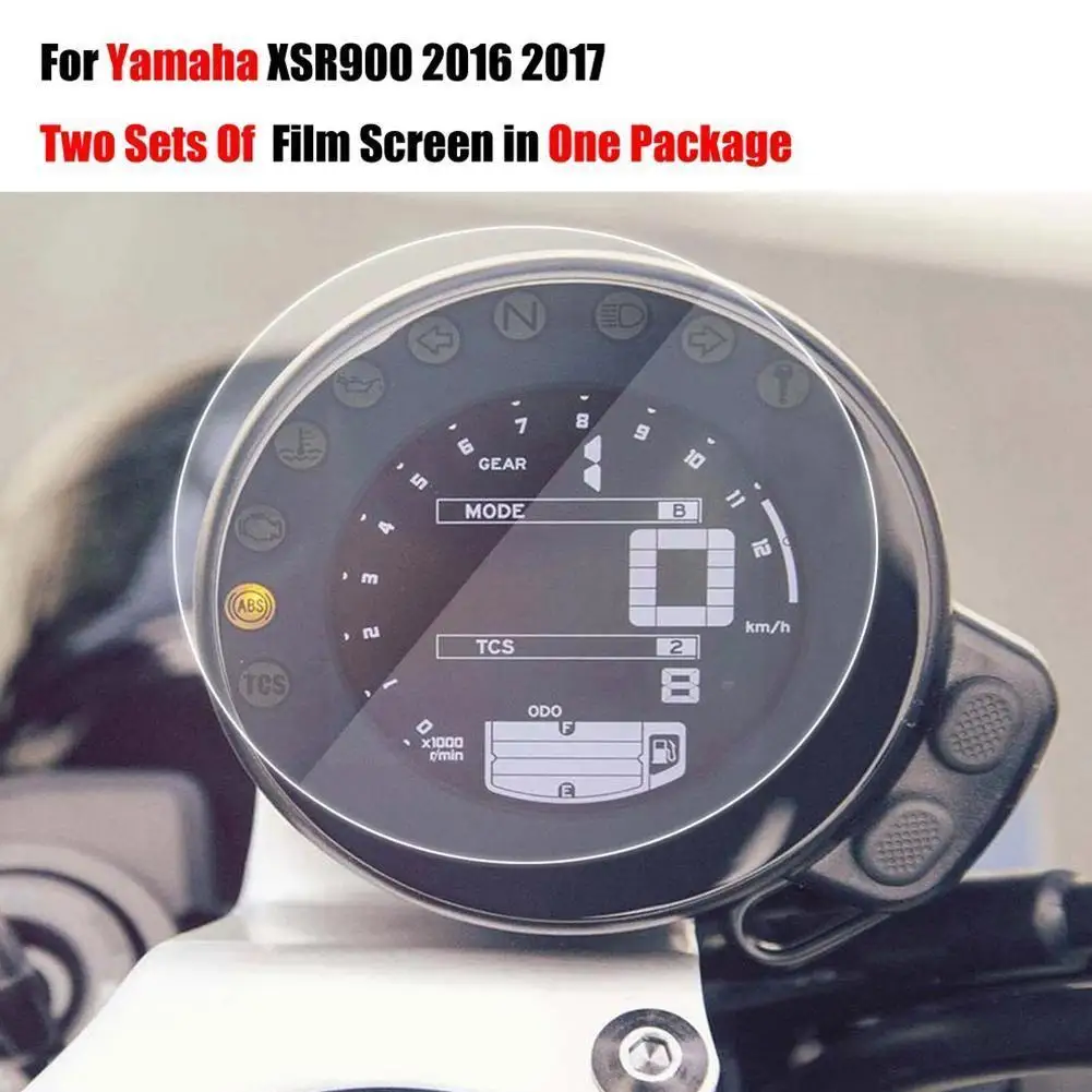 

for YAMAHA XSR700 XSR 900 2016 -2018 Speedometer Sticker 2pcs TPU Screen Dashboard Protector Film Hydrogel Scratch Stickers C4V0