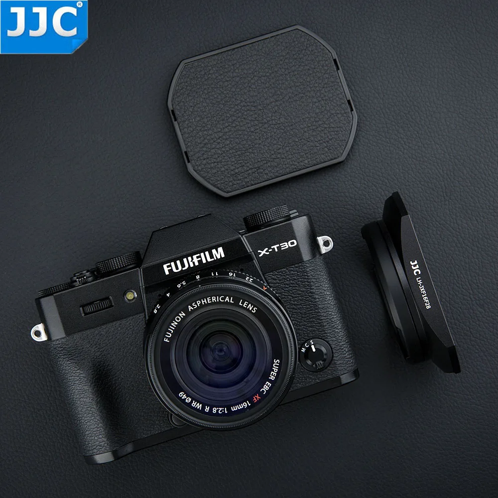 JJC LH-JXF16F28 черная байонетная бленда объектива с крышкой капота может поставить на ф49мм фильтр для FUJIFILM XF 16 мм f/2,8 R WR объектив протектор