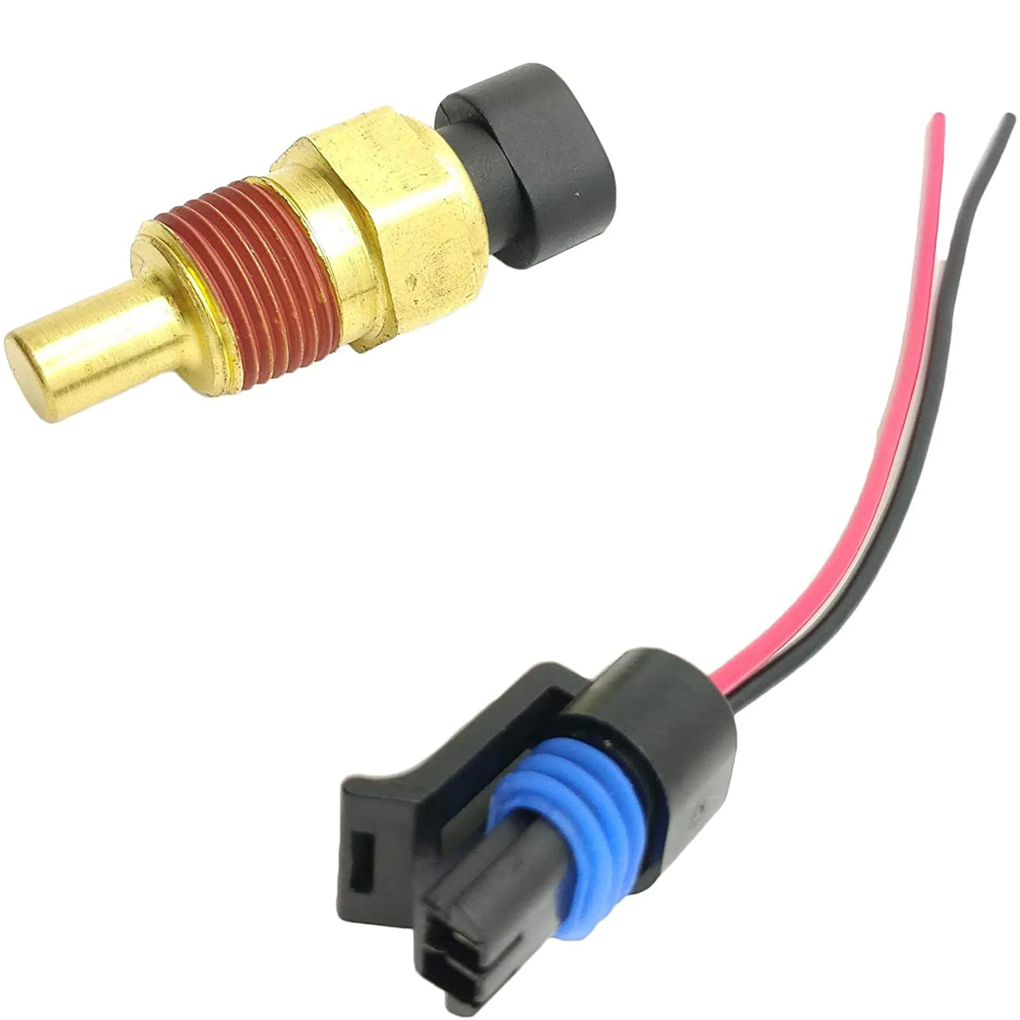 Датчик температуры охлаждающей жидкости двигателя с коннектором для GM GMC Chevy Cadillac