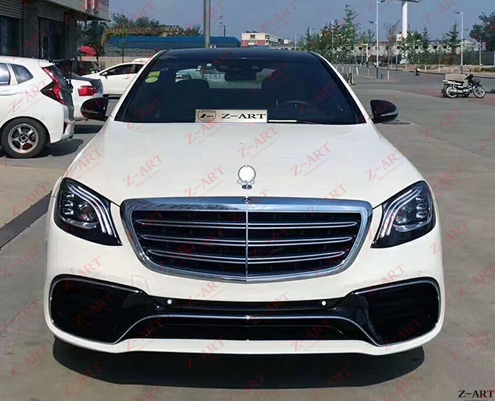 Z ART Пластик тюнинг пакет для Mercedes Benz W222 2018 2019 Для AMG S63 S CLASS модифицированной кузова