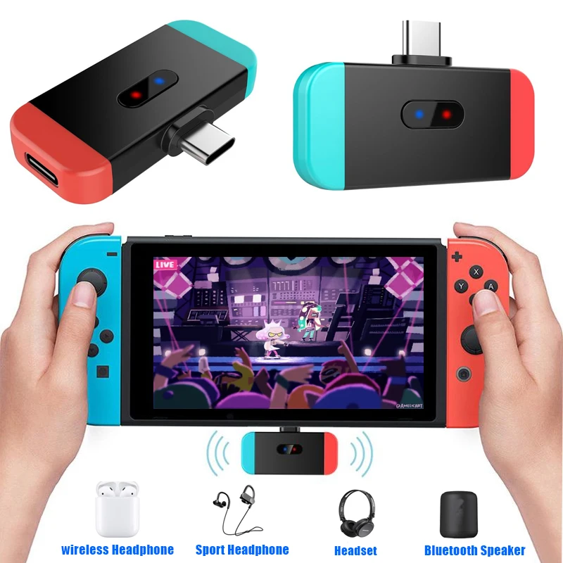 Беспроводной аудио игровой адаптер для nintendo Switch/мобильного телефона/ПК IPod type