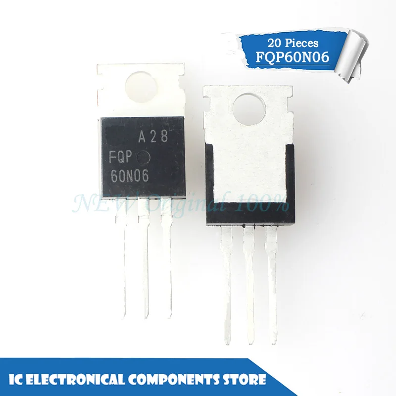 

New original FQP60N06 TO-220 20PCS/LOT