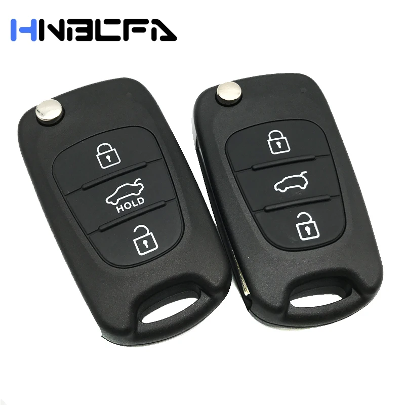 

3 кнопки дистанционного ключа оболочки для Hyundai Elantra i30 I20 IX35 Avante Verna для kia K5 K2 Замена складной Флип ключ чехол Брелок