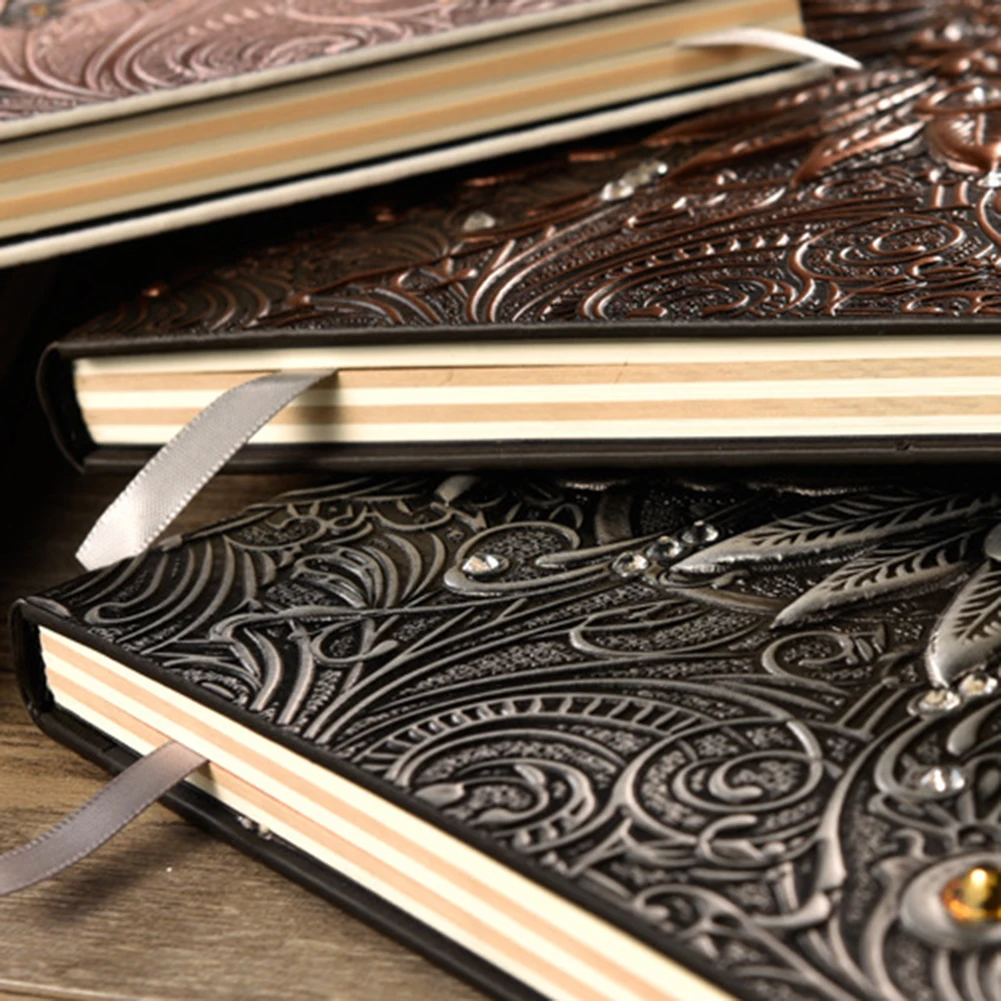 Рельефный дизайнерский блокнот в стиле ретро с рисунком Феникса совы дорожный