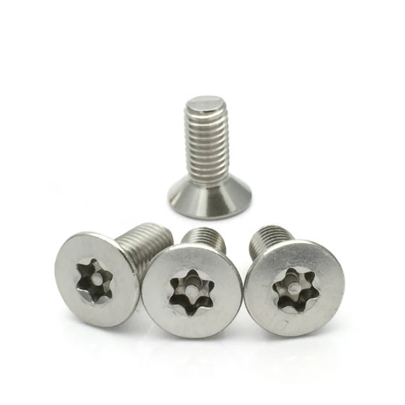 Винты из нержавеющей стали A2 с плоской головкой штоком M5 M6 M8 SUS304 шестигранные